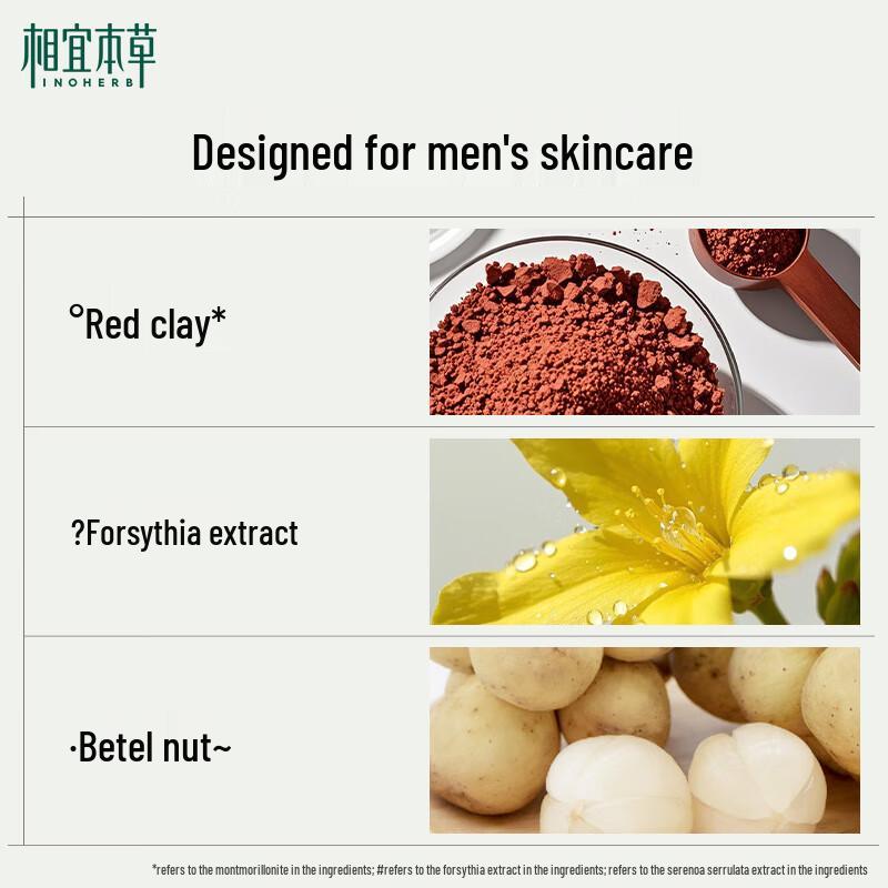 Xiang Yi Ben Cao Men's Refreshing Facial Cleanser