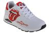Uno-Rolling Stones Single, Sneakers bianche da donna
