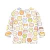Kids Animal Print Crew Neck Three Quarter Sleeve Casual T Shirt Soft Comfortable Fabric Lightweight Breathable Design for Everyday Wear