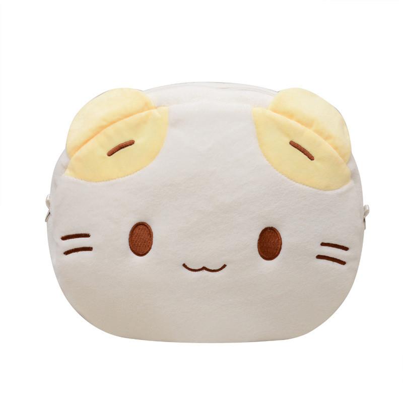 Cat Plush Cartoon Bags Backpack Kid Students Large Capacity Arcshaped Straps