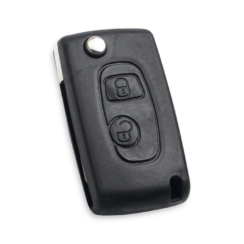 KEYYOU With Cutting Service Key Shell Case For Peugeot 206 306 307 107 207 407 For Citroen C1 C2 C3 Saxo Berlingo Xsara Picasso