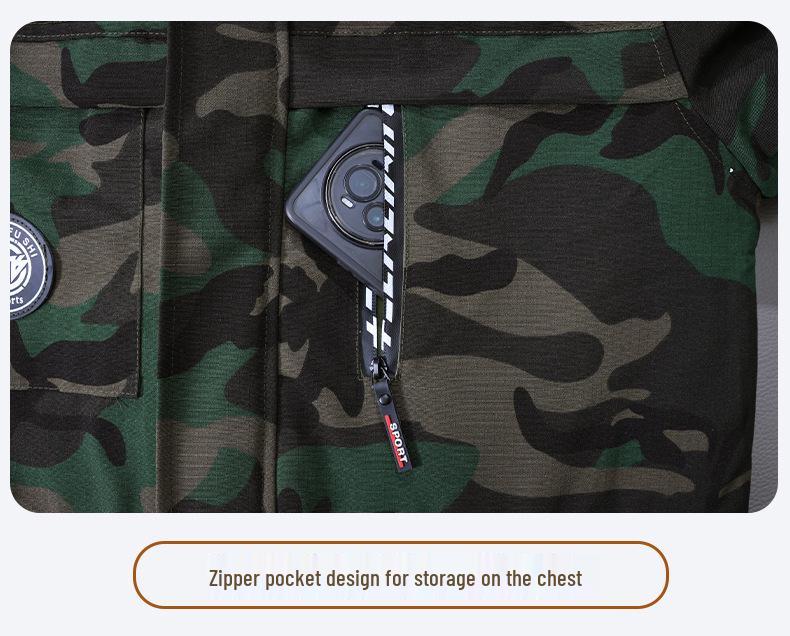 Men's Winter Camouflage Jacket: Thickened Cotton, Waterproof, Anti-Cold Military-Style Coat, Plus Velvet, 2024 Model