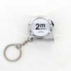 Portable Mini Tape Measure Small Household Measuring Tape Retractable 2m Mild Steel Key Chain Tape Measure Mini Measuring Tools