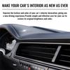 Interior Plastic Restorer for Cars, 120 mL Trim Care Bottle for Dashboard Cleanup, Door Panels, Center Console Cleanup, and Routine Detailing