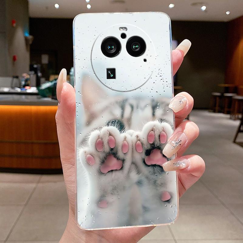 Casing For Oppo Find X6 Pro / X6 5G Luxury Dragon Cute Cool Boys Girls Transparent Soft TPU Phone Case Clear Silicone Back Cover