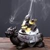 Incense Holder Beautiful Ceramic Reflux Incense Holder Waterfall Incense Burner Monkey King Decoration Incense Burner Waterfall