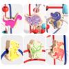 Children's Dinosaur Wooden Bead Maze Toy - Hand-Eye Coordination and Early Education Tool
