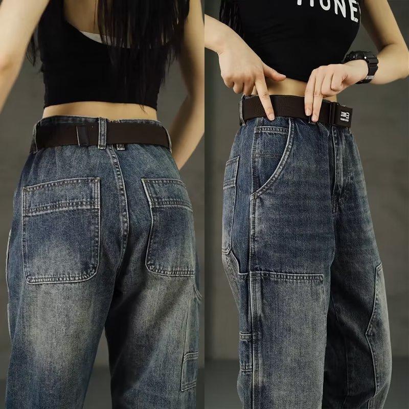 Джинсы JYL мужские китайские свободные большого размера весенне-осенние джинсовые брюки M бездна