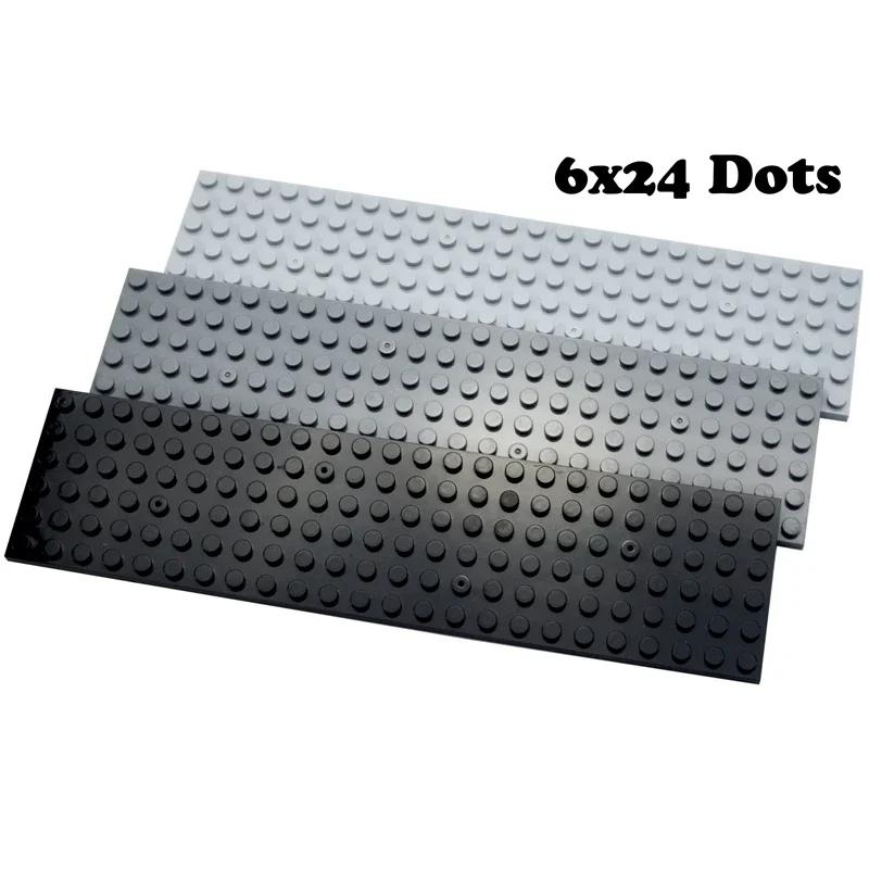 Tech Parts 6x24 Dots Thin Bricks Assemble Particles Educational Creative Size DIY Building Blocks Compatible Classic Parts 3026