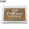 Bright Color Kids Stamp Partner Ink Pad Craft Pigment for Paper Wood Scrapbook