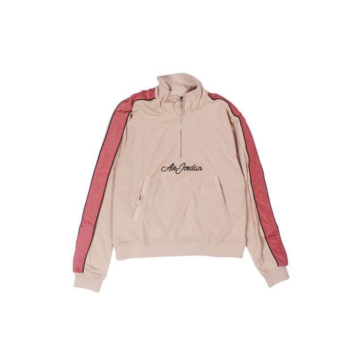 Air Jordan Remastered Half Zipper Sports Stand Collar Pink Men s CJ0269-213 S