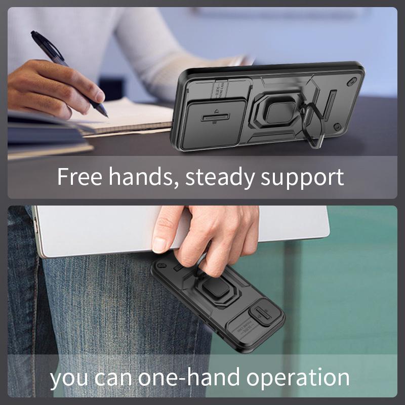 For Xiaomi Poco F6 Pro 5G Case Anti Shock Kickstand Magnet Armor Phone Cases for PocoF6 Poko Little F6Pro F 6 Pro 6Pro 6F Cover