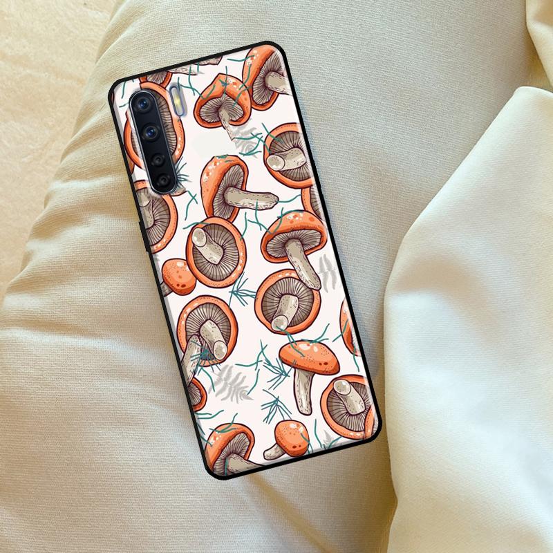 Wild Forest Mushroom Case For Oppo A6 A5 Pro A15 A57 A17 A54 A74 A94 A76 A16 A96 A40 A60 A80 A18 A38 A58 A78 A98