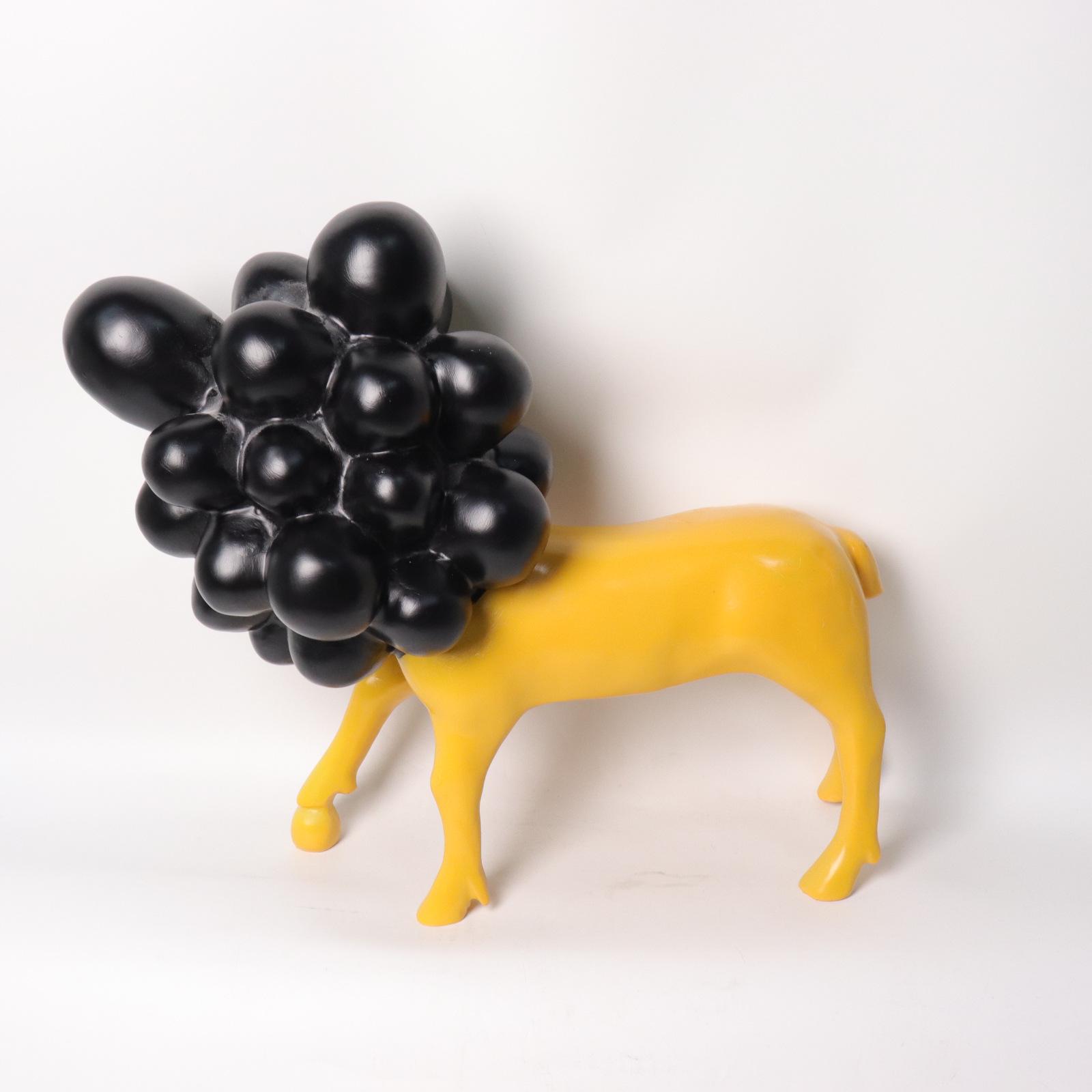 

Modern Abstract Bubble Dog Resin Ornament - Children s Room & Office Decor