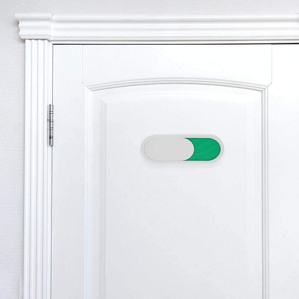 ID Plate Privacy Indicator Door Busy Light Occupied Sign for Bathroom Conference Neon Slide Open Slider Shop