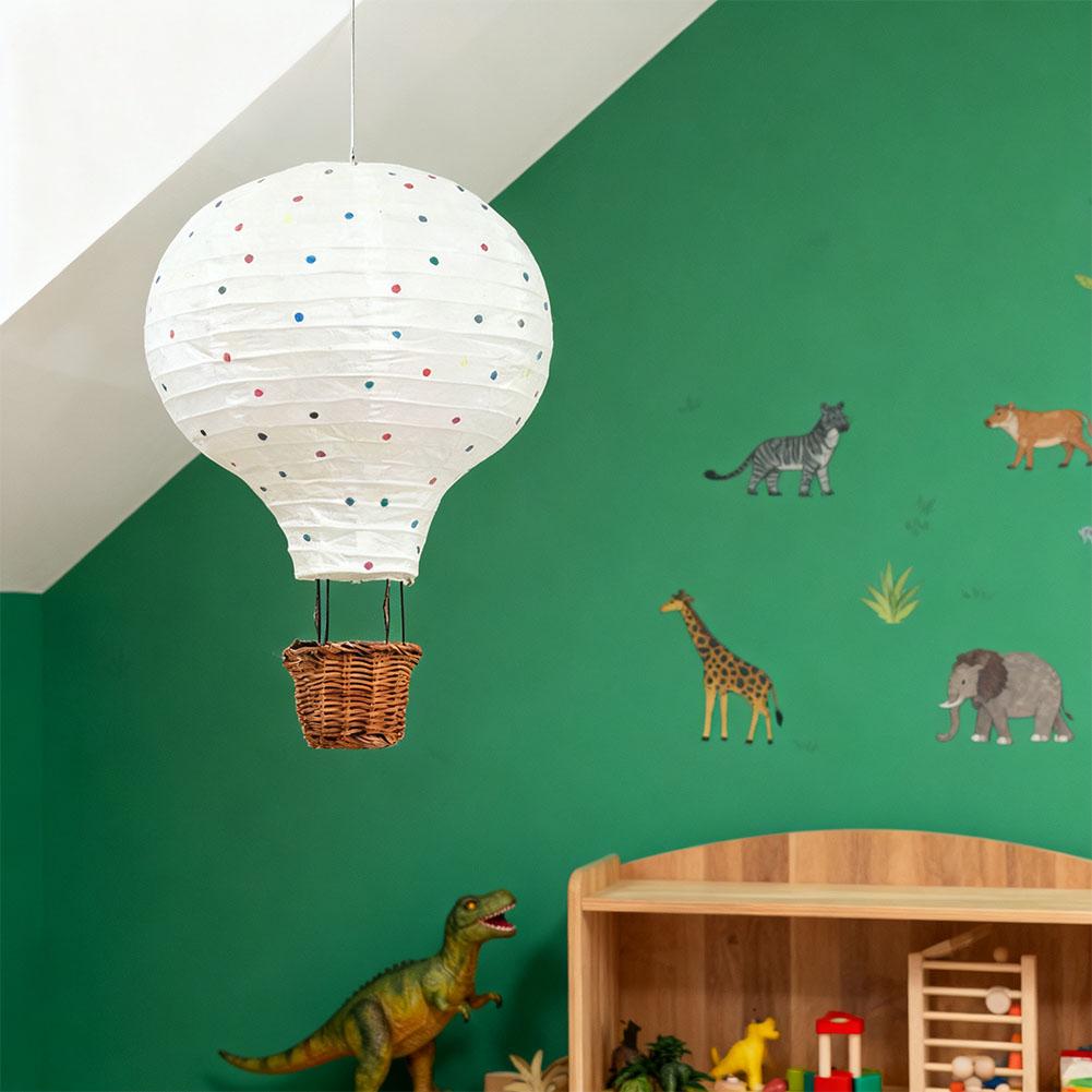 DIY Hot Air Balloon Craft Kit with LED Lights - Kids Decor, Creative Room Project Light Making Night F2F4