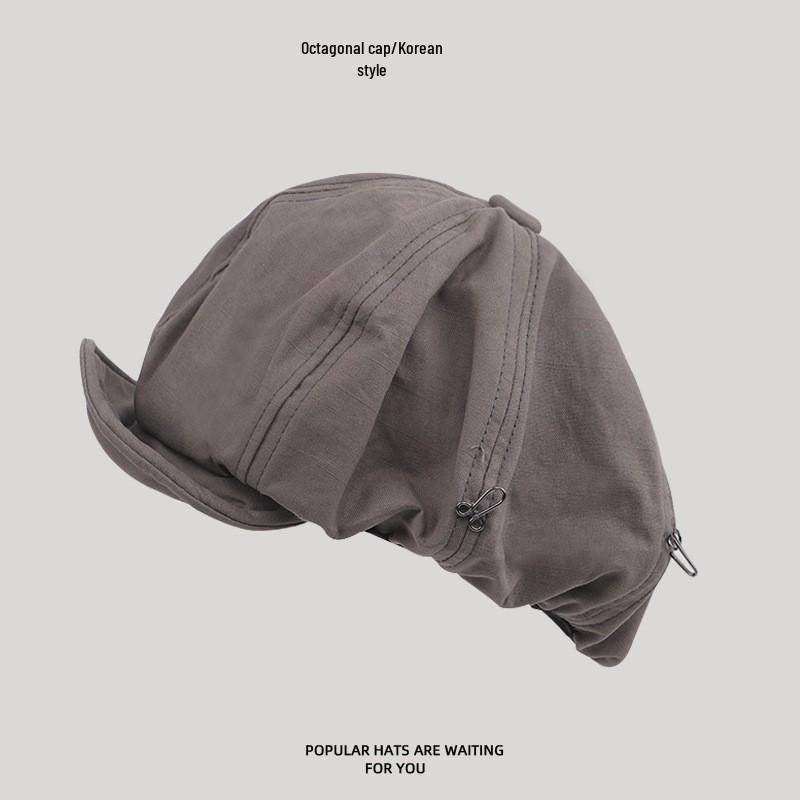 2025 Designer's Oversized Japanese Literary Women's Retro Painter Beret - Face Slimming Design