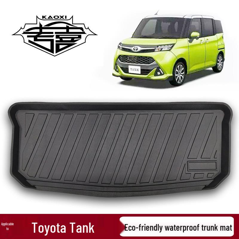 Right-Hand Drive TPE Floor Mats for Toyota Tank - Waterproof, Wear-Resistant, Spacious Car Interior & Trunk Mats.