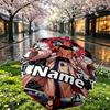 Custom Name Personalized Jujutsu Kaisen Print Umbrella, Auto Open Close, 8‑Rib Sturdy Frame, Commute Camping Hiking Use, Birthday Gift