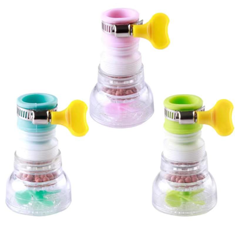 Spritzschutz-Küchenarmatur, Wasserfilter, universeller einziehbarer drehbarer Filter, Duschkopf für Wohnheim, Universal-Düse