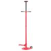 Underhoist Support Stand, 3/4 Ton Capacity Under Hoist Jack Stand with Two Wheels, Lifting from 1320 To 2032 Mm, Bearing Mounted Spin Handle, Foot