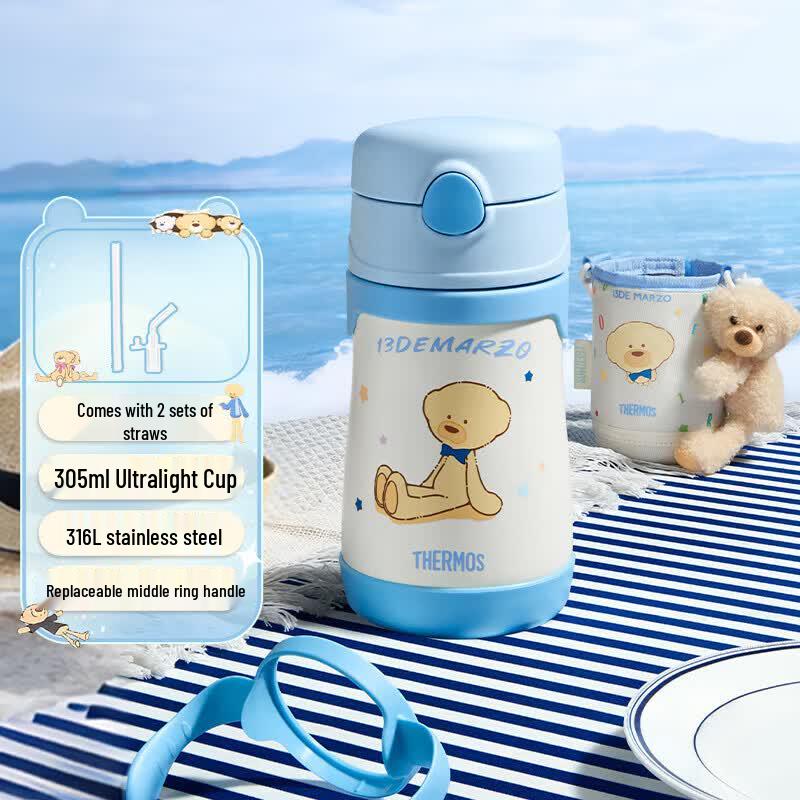 THERMOS Children s Vacuum Insulated Straw Bottle