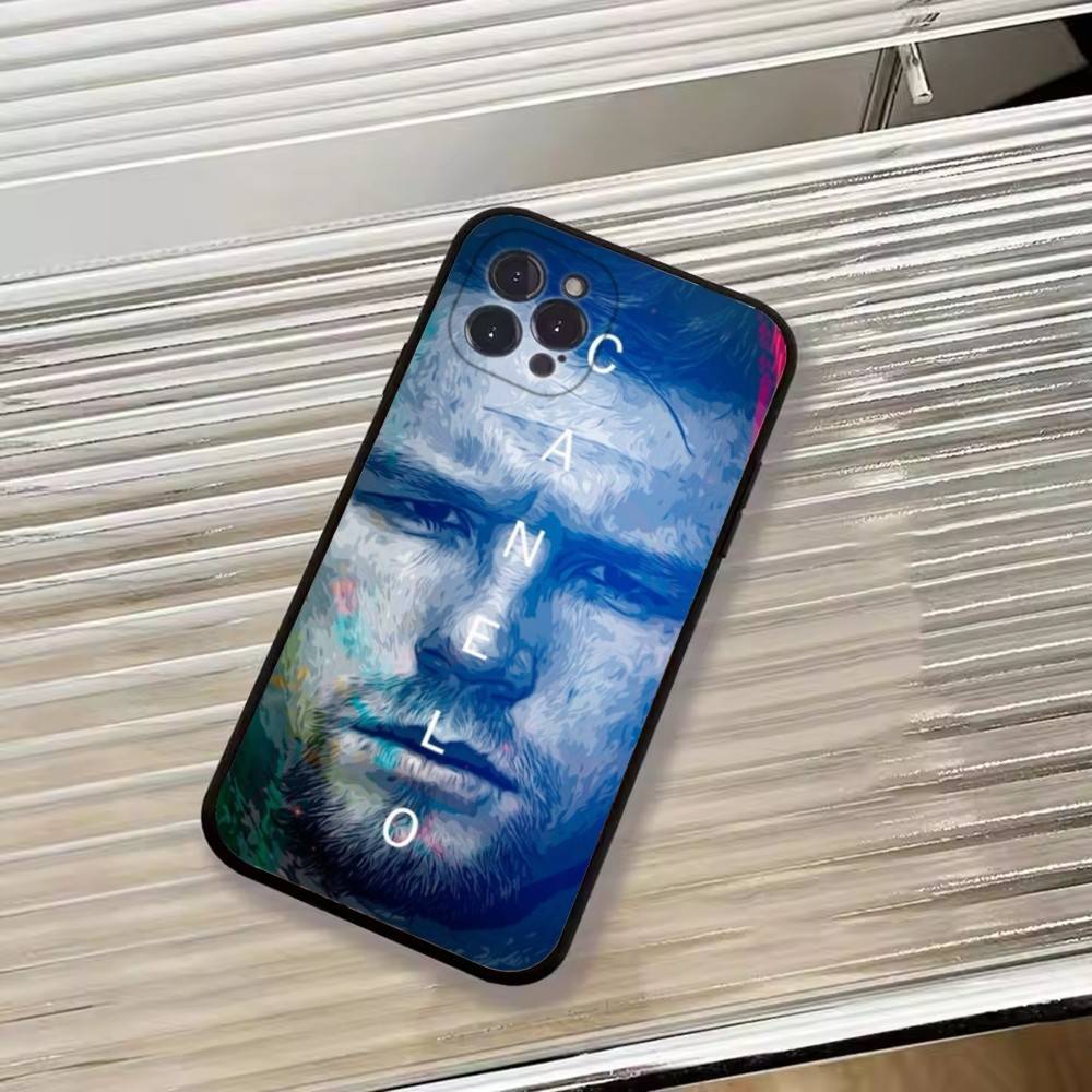 Mexico Boxing Canelo Alvarez Phone Case For iPhone 17, 16,15,14,13,12,11 Plus,Pro Max, Others Soft Black Cover