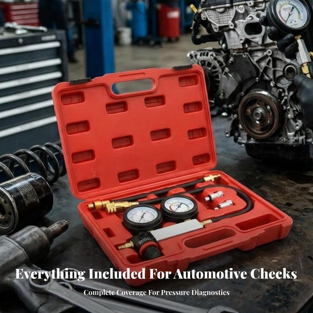 Cylinder Compression Tester Analog Gauges Engine