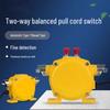 Bidirectional Pull Cord Safety Switch with Reset