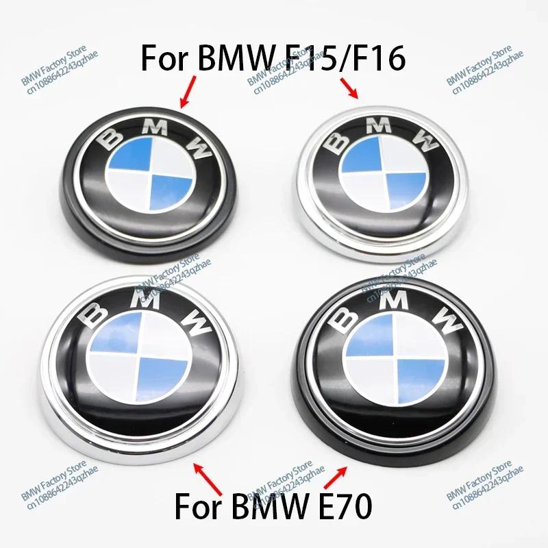 New 1PC Sticker Emblem 100mm 95mm Hood Rear Trunk Logo For BMW Dedicated  F15 F16 51147294465 E70 51147157696 Decoration Ac