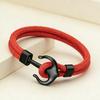 Noter New Anchor Bracelet Men Grade A 4mm String 7 Colors Available Leisure Versatile Sports Sweatrope Braslet Cool Accessories