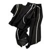 2025 Summer Trendy Sporty Slim Two-Piece Set: Short-Sleeve Top & Wide-Leg Pants