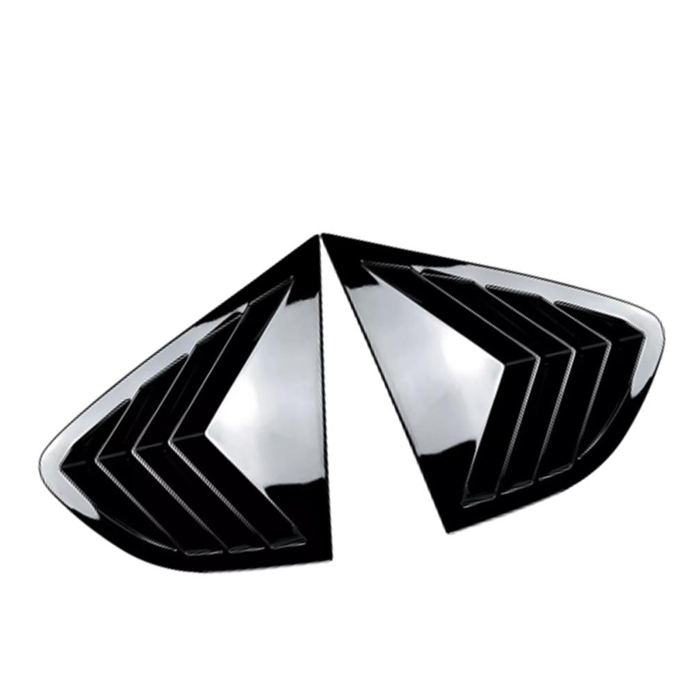 

For BMW X4 F26 2014 2015 2016 2017 2018 Rear Side Window Louvers Air Vent Scoop Shades Cover Trim Blinds Car Accessories Glossy Black