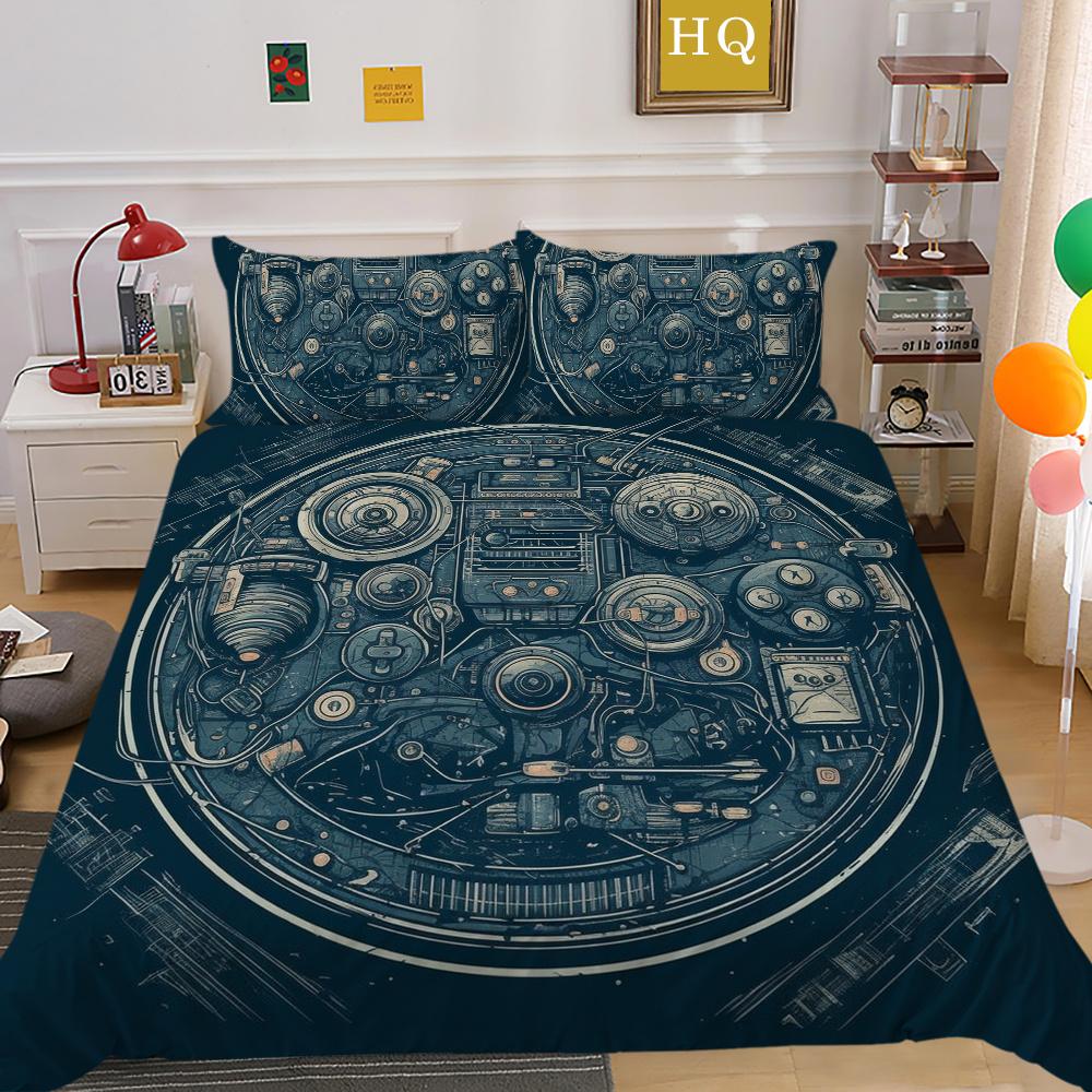 Capa de Edredom Estilo Jogo para Meninos Colchas para Casa Conjunto de Roupa de Cama Tamanho Queen Capa de Roupa de Cama da Moda Ternos de Roupa de Cama para Adolescentes