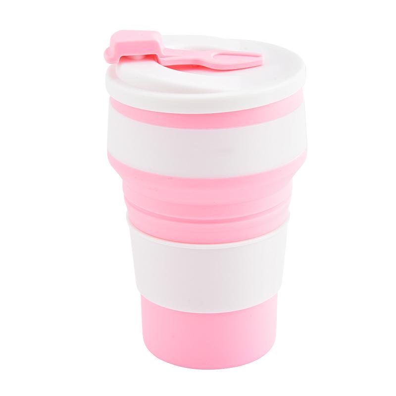 Foldable Silicone Travel Cup - Portable Outdoor Drinking & Mouthwash Solution