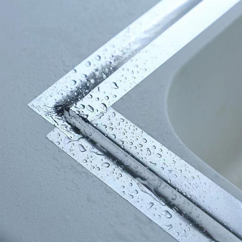 Hochtemperatur-Aluminiumfolienaufkleber für Küchenherdplatten, wasserdichter Aufkleber für fettbeständige Spülbecken, selbstklebende Nahtaufkleber