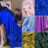 Polyester Liquid Water Satin Fabric Thickened Natural Reflective Crystal Silk Satin Clothing Fabric Dress Windbreaker Coat