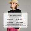 Wudao Mulberry Silk & Linen Blend Rib Knit Short Sleeve T-shirt