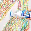 Hausreiniger Fußabdruck-Zeichnung Dekontamination Mit Schwammbürste Graffiti-Entferner Wandfleckenentferner Reinigepaste