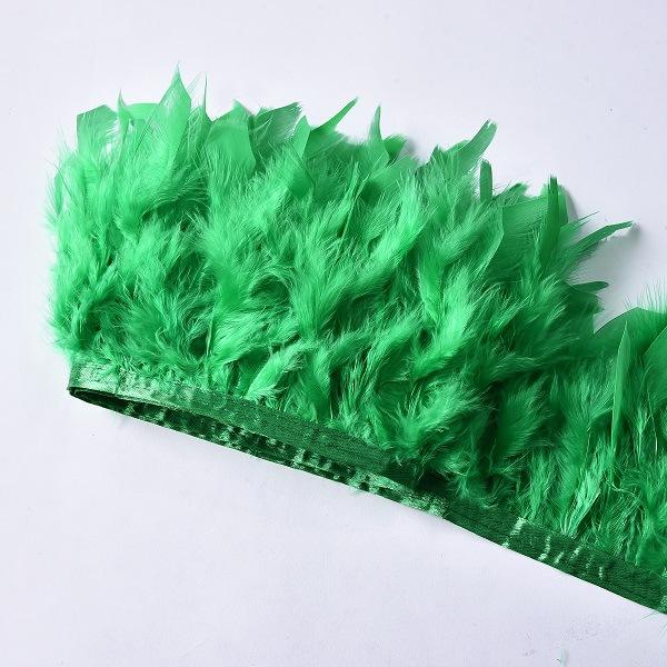 High-Quality Turkey Feather Edging, Colored Feathers, Fire Feather Edging For Weddings