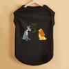 1pc  Cute Dog Printed Pet Vest, Pet Four Seasons Sleeveless Round Neck Tank Top