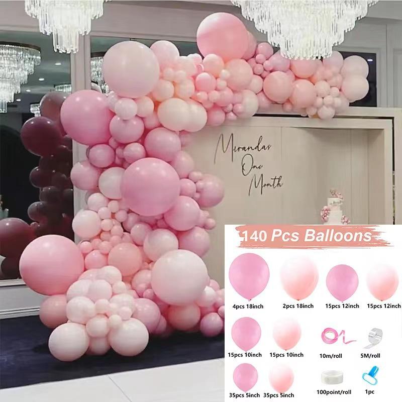 Balloon New Year'S Eve, Birthday Scene Arrangement Balloon Supplies, Wedding Camping Balloon Arch, Balloon Wedding