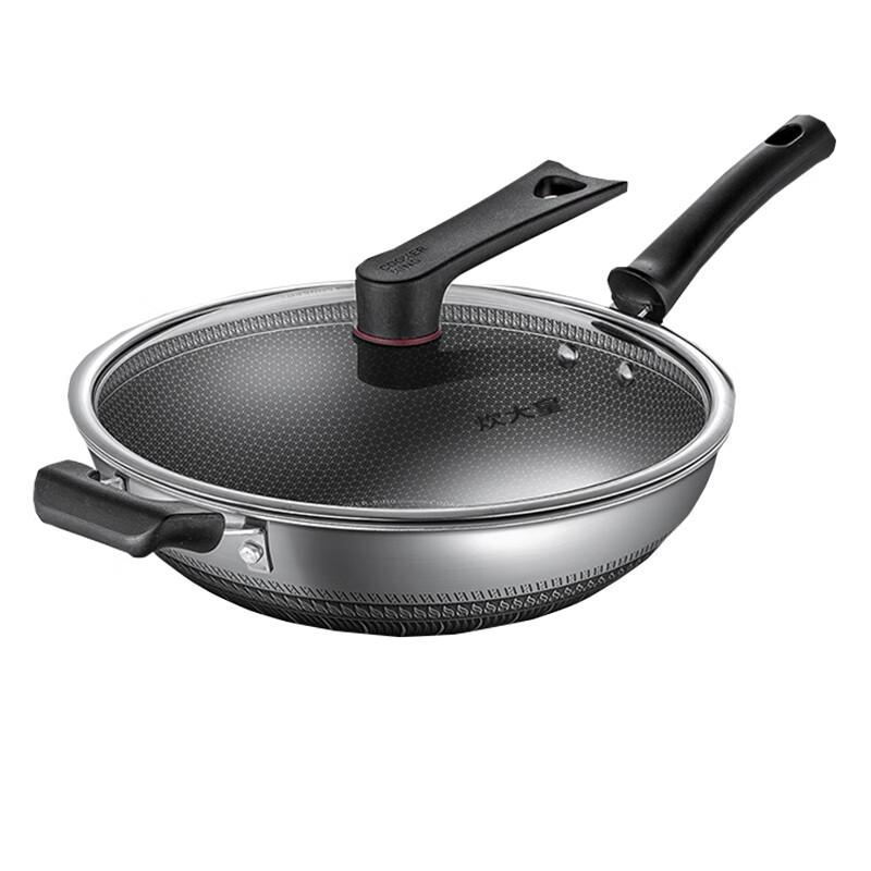 COOKER KING 316 Stainless Steel Non-stick Wok