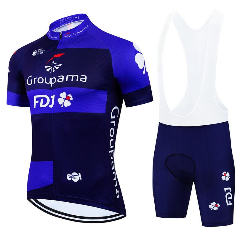Unisex Cycling Jersey Shorts Set Quick-Dry Mountain Road Bike Apparel Breathable Performance Wear