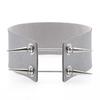 Alloy Spike Leather Choker, Rock Punk Harajuku Spiked Clavicle Necklace