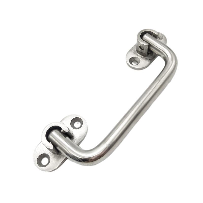 304 Stainless Steel Heavy-Duty Folding Handle for Industrial Equipment