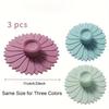 Set 3 pezzi Coperchi in silicone a forma di girasole Multifunzionali Antipolvere e Antigoccia Copertura per tazza da tè e caffè