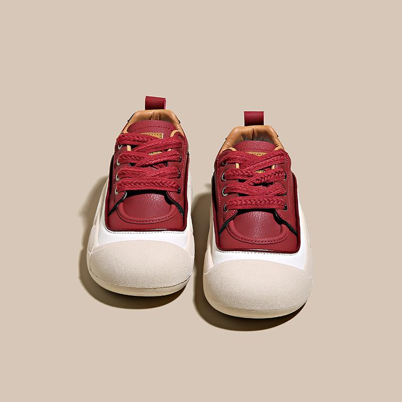 

Popular dad shoes women s spring 2025 new breathable women s shoes retro versatile platform casual sports shoes tide 35 червоний