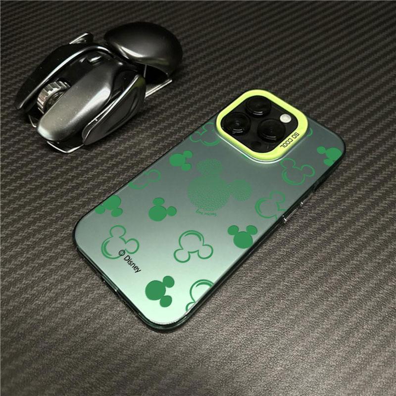 Roztomilý Avatarový Kryt s Myškou Mickey pro Apple iPhone 17 Air 16E 16 15 14 13 12 mini 11 8 7 Pro Max Plus Barevný Kryt na Telefon