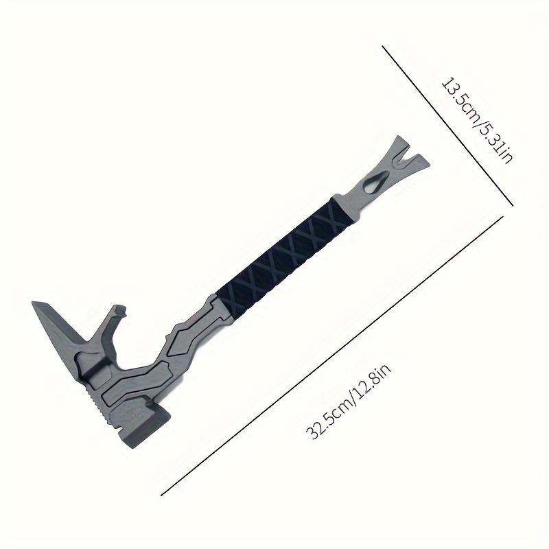 

Damaly,Outdoor Multifunctional Hammer With Crowbar Fire Rescue Tool Demolition Tool Hammer Hand Tool